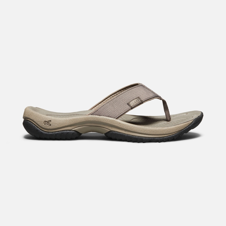 Keen Kona II Flip Flops - Men's Gray Sandals